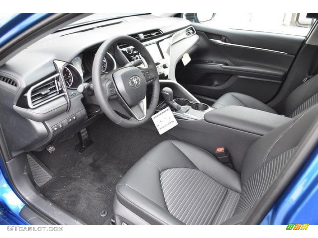 2018 Camry SE - Blue Streak Metallic / Black photo #5