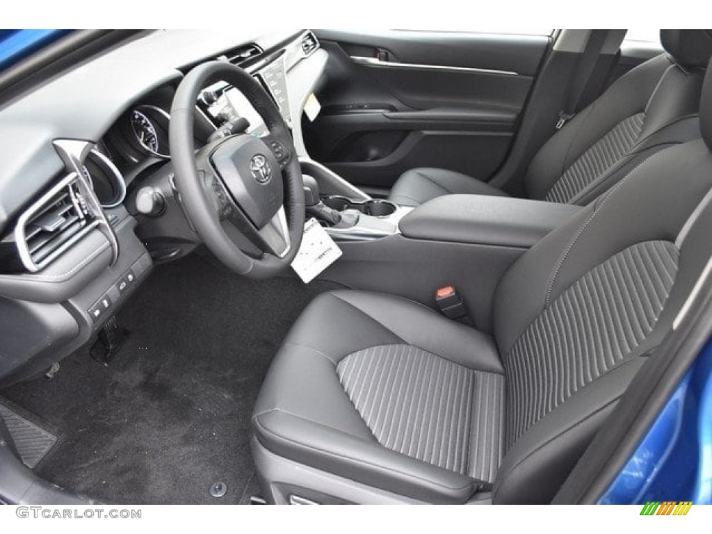 2018 Camry SE - Blue Streak Metallic / Black photo #6