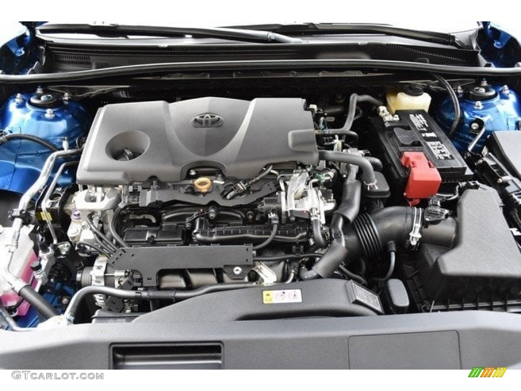 2018 Camry SE - Blue Streak Metallic / Black photo #25