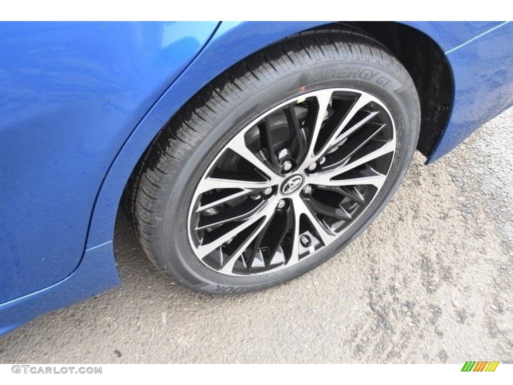 2018 Camry SE - Blue Streak Metallic / Black photo #33