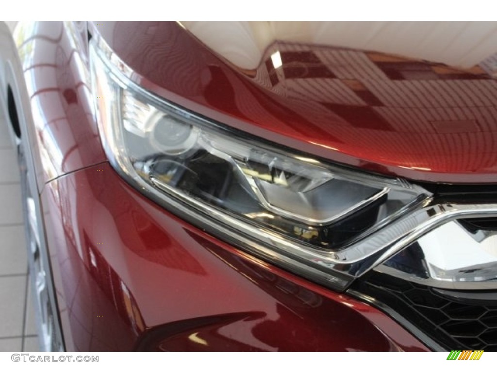 2018 CR-V EX - Basque Red Pearl II / Gray photo #6