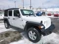 Bright White 2018 Jeep Wrangler Unlimited Sport 4x4 Exterior