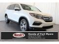 White Diamond Pearl - Pilot EX-L AWD Photo No. 1