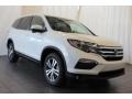 White Diamond Pearl - Pilot EX-L AWD Photo No. 2