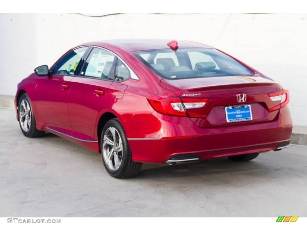 2018 Accord EX-L Sedan - Radiant Red Metallic / Ivory photo #2