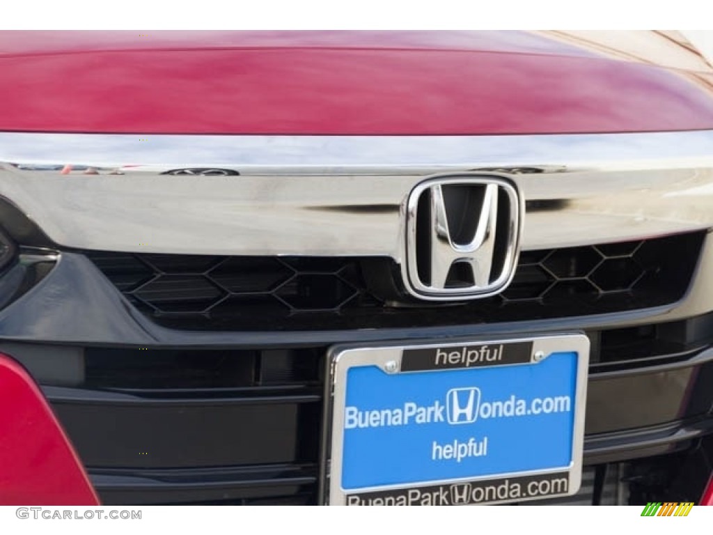 2018 Accord EX-L Sedan - Radiant Red Metallic / Ivory photo #4