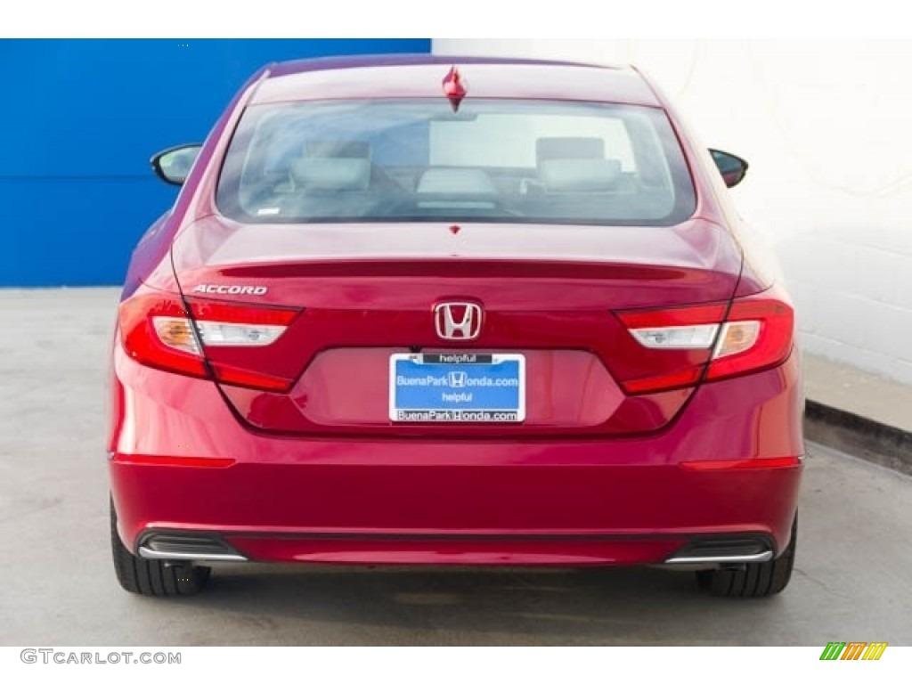 2018 Accord EX-L Sedan - Radiant Red Metallic / Ivory photo #6