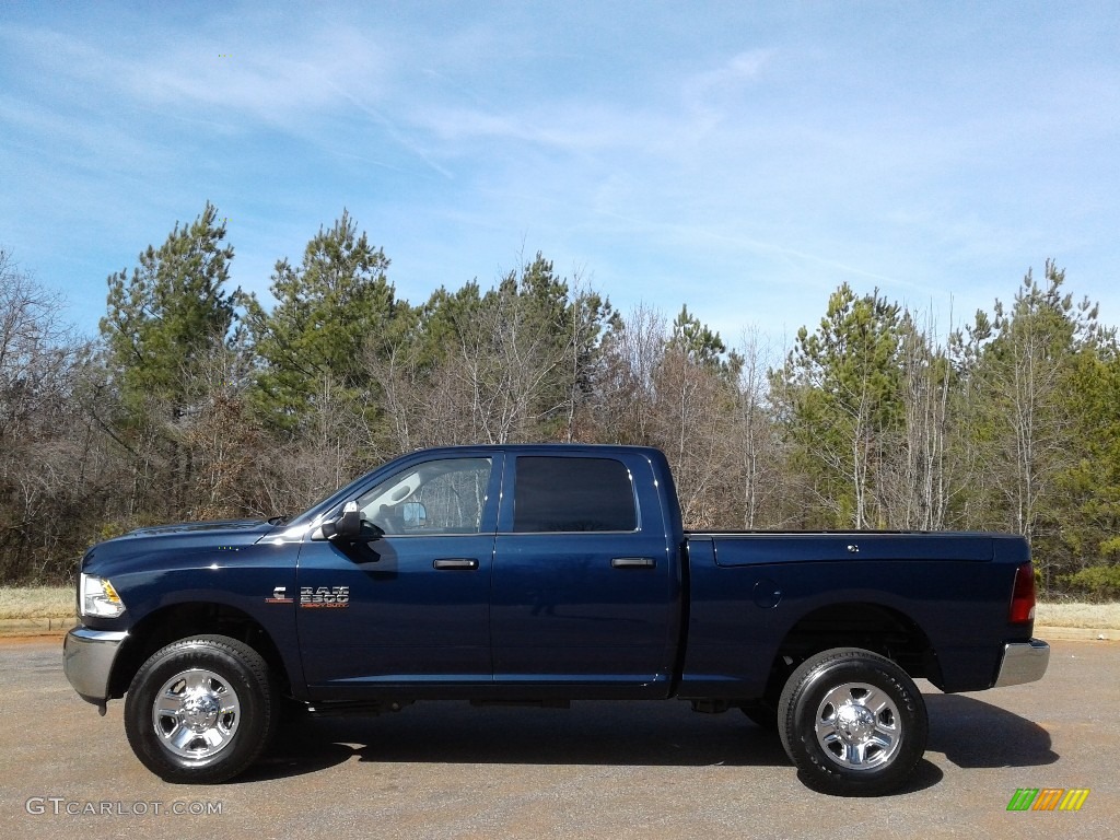 2018 2500 Tradesman Crew Cab 4x4 - True Blue Pearl / Black/Diesel Gray photo #1