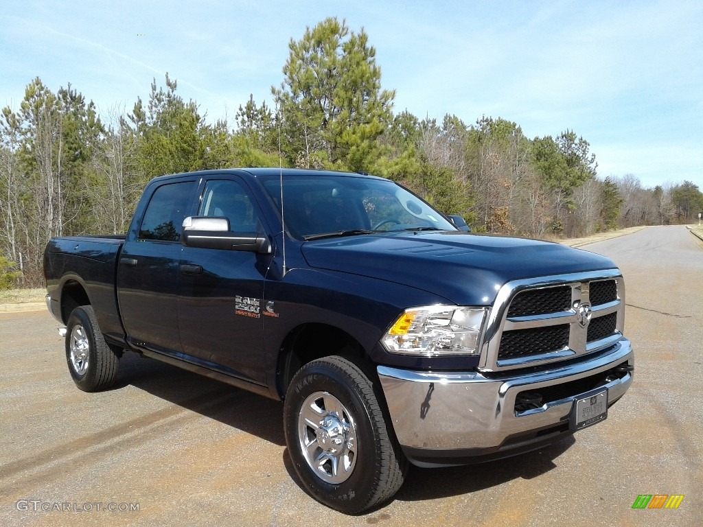 2018 2500 Tradesman Crew Cab 4x4 - True Blue Pearl / Black/Diesel Gray photo #4