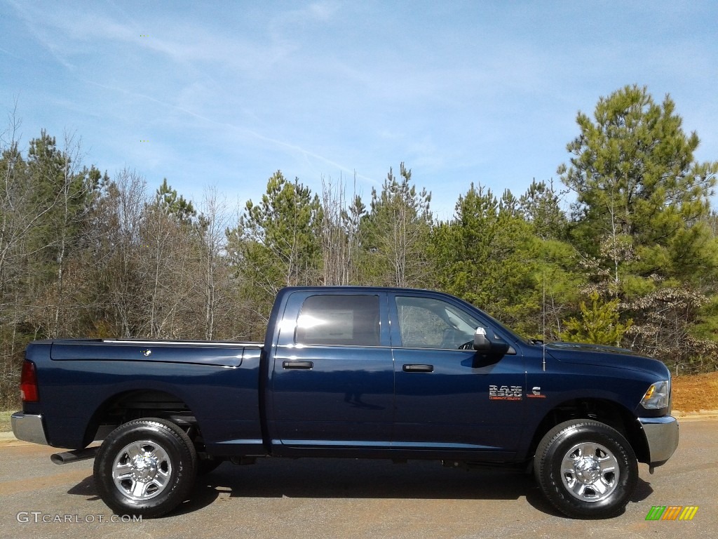 2018 2500 Tradesman Crew Cab 4x4 - True Blue Pearl / Black/Diesel Gray photo #5