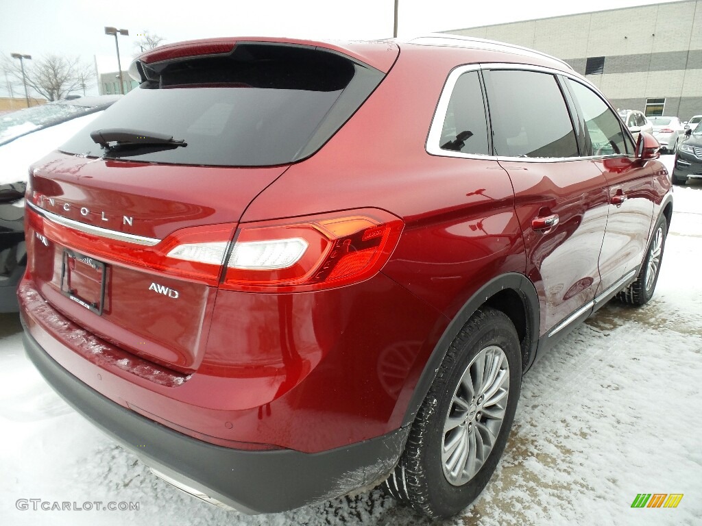 2017 MKX Select AWD - Ruby Red / Ebony photo #3