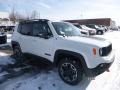 2017 Alpine White Jeep Renegade Trailhawk 4x4  photo #7