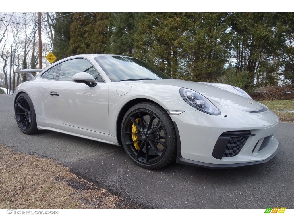 2018 911 GT3 - Chalk / Black w/Alcantara photo #8