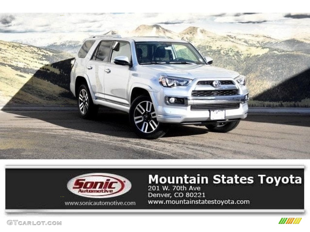 2018 4Runner Limited 4x4 - Classic Silver Metallic / Black photo #1