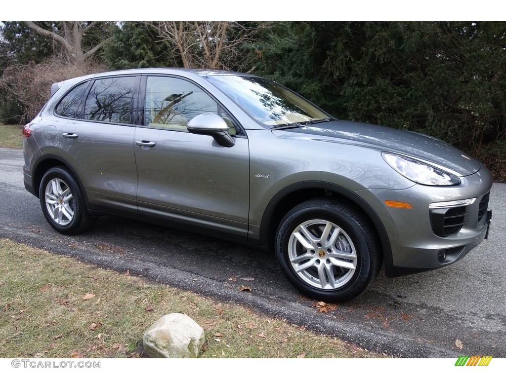 2015 Cayenne Diesel - Meteor Grey Metallic / Luxor Beige photo #8