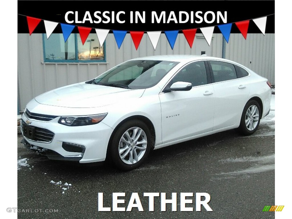 2017 Malibu LT - Summit White / Jet Black photo #1