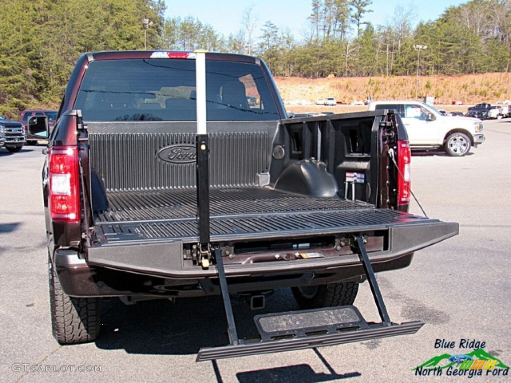 2018 F150 STX SuperCrew 4x4 - Magma Red / Black photo #14