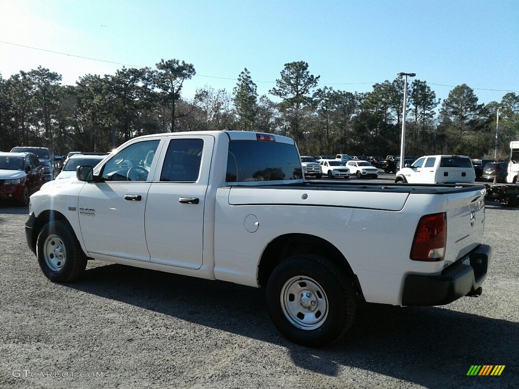 2018 1500 Tradesman Quad Cab 4x4 - Bright White / Black/Diesel Gray photo #3