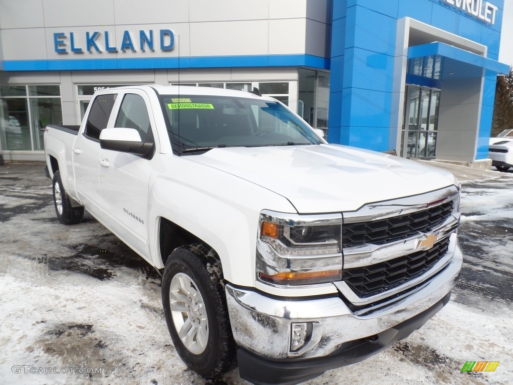 2018 Silverado 1500 LT Crew Cab 4x4 - Summit White / Jet Black photo #4