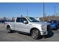 2015 Ingot Silver Metallic Ford F150 Lariat SuperCab 4x4  photo #1