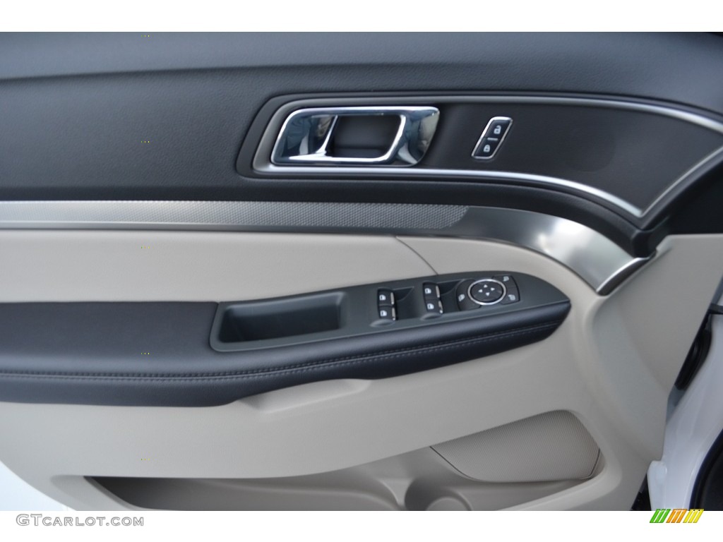 2018 Explorer XLT - White Platinum / Medium Stone photo #5