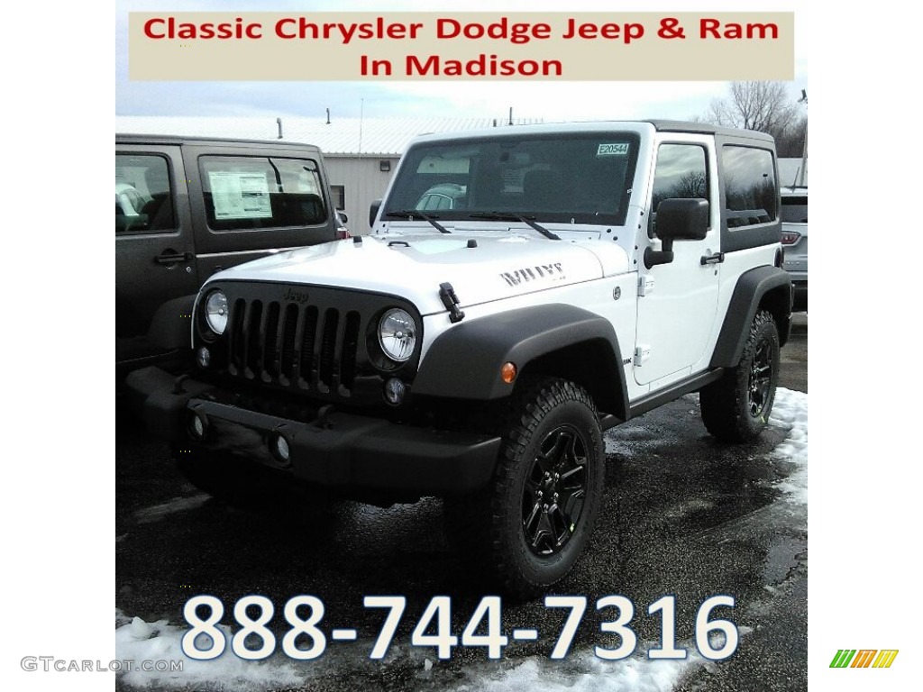 2018 Wrangler Willys Wheeler Edition 4x4 - Bright White / Black photo #1