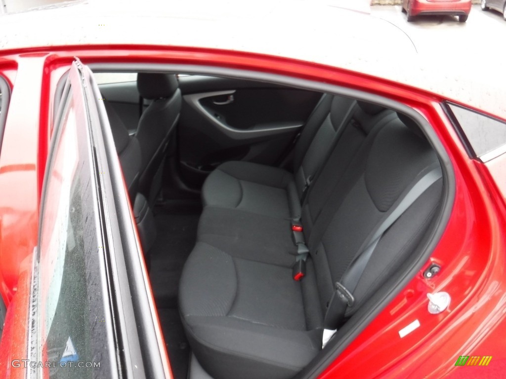 2015 Elantra SE Sedan - Geranium Red / Black photo #22