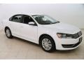 Candy White 2015 Volkswagen Passat S Sedan