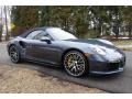 Yachting Blue Metallic 2015 Porsche 911 Turbo S Cabriolet Exterior