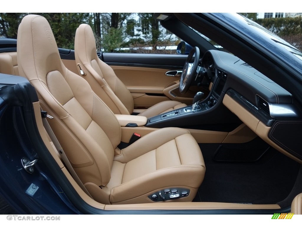 2015 911 Turbo S Cabriolet - Yachting Blue Metallic / Espresso/Cognac Natural Leather photo #16