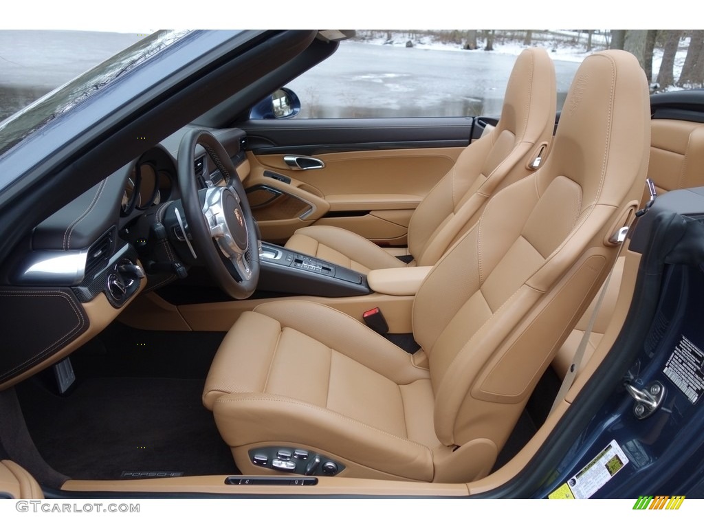 2015 911 Turbo S Cabriolet - Yachting Blue Metallic / Espresso/Cognac Natural Leather photo #19