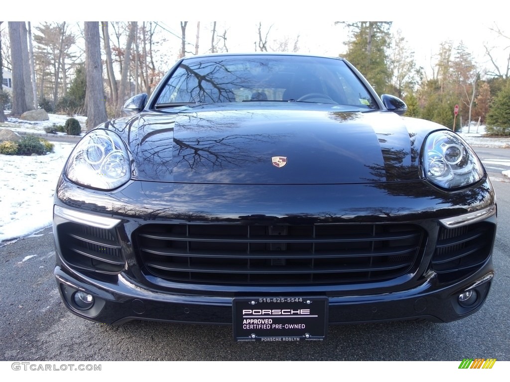 2015 Cayenne Diesel - Black / Black photo #2