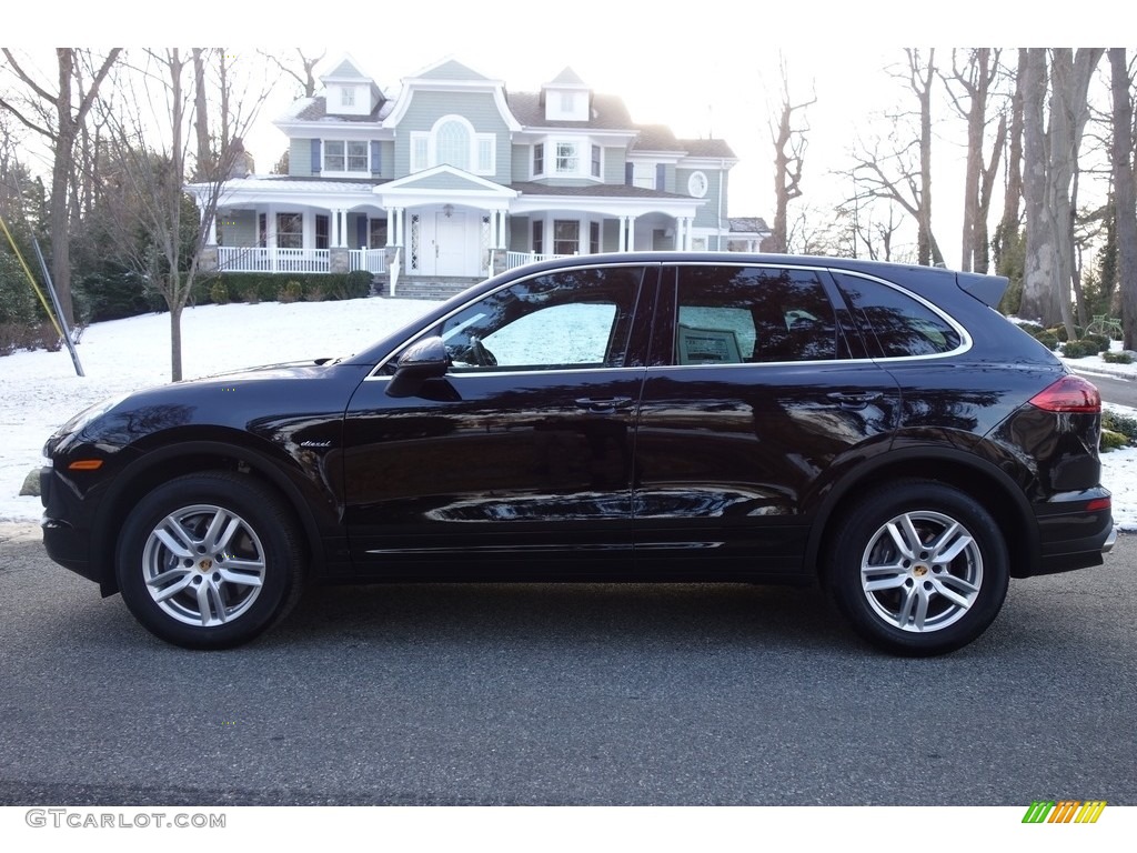 Black 2015 Porsche Cayenne Diesel Exterior Photo #125204854