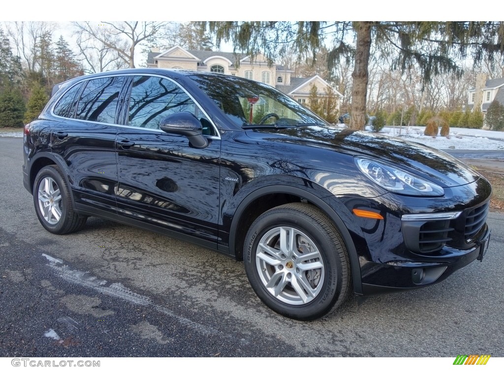 2015 Cayenne Diesel - Black / Black photo #8