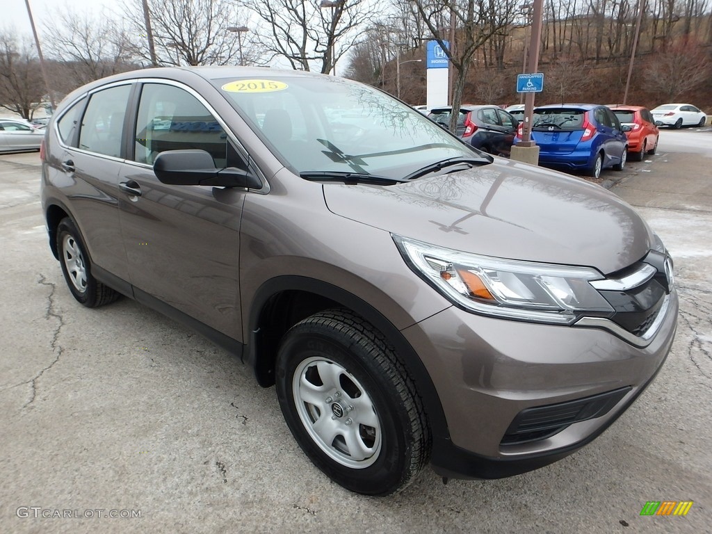 2015 CR-V LX AWD - Urban Titanium Metallic / Gray photo #8