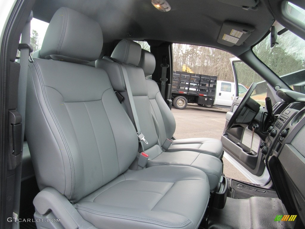 2014 F150 XL SuperCab - Oxford White / Steel Grey photo #19