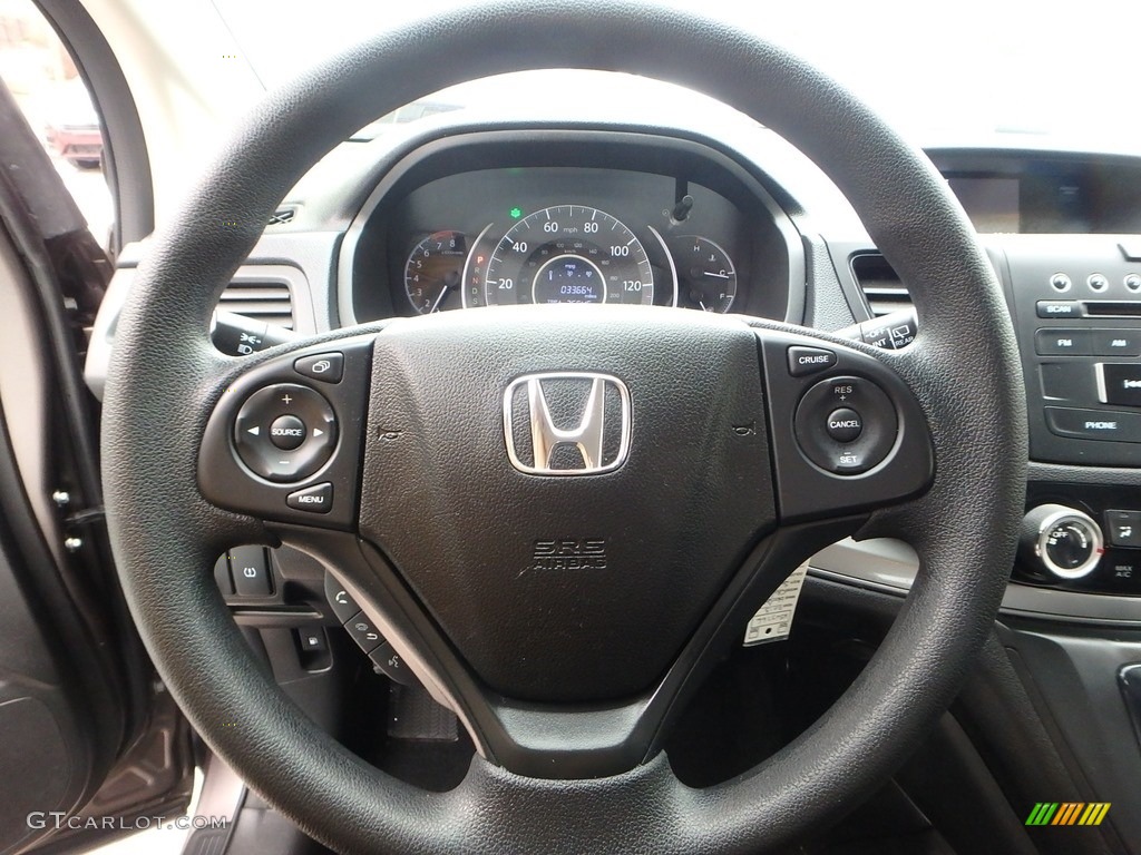 2015 CR-V LX AWD - Urban Titanium Metallic / Gray photo #21