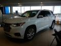 2018 Summit White Chevrolet Traverse High Country AWD  photo #1