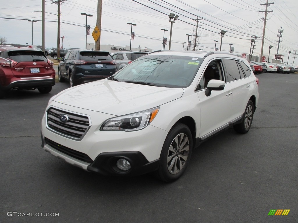 2017 Outback 2.5i Touring - Crystal White Pearl / Java Brown photo #2