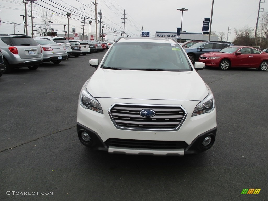 2017 Outback 2.5i Touring - Crystal White Pearl / Java Brown photo #3
