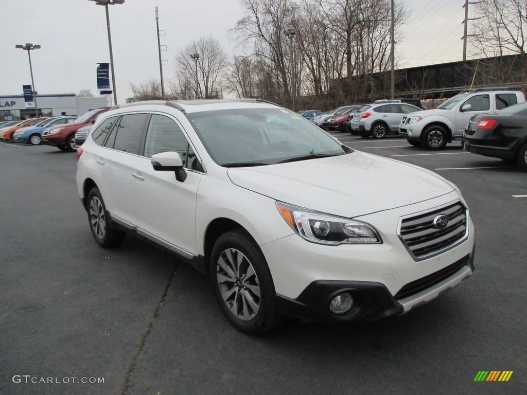 2017 Outback 2.5i Touring - Crystal White Pearl / Java Brown photo #4