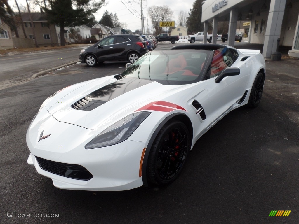 Arctic White 2018 Chevrolet Corvette Grand Sport Coupe Exterior Photo #125206816