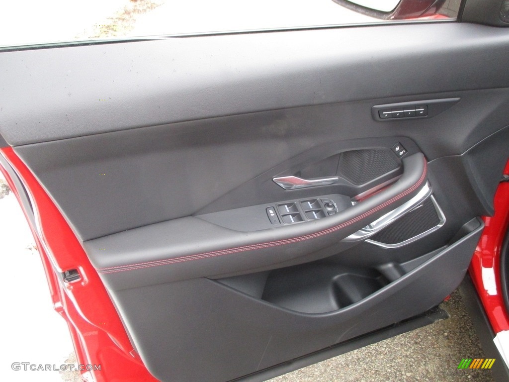 2018 Jaguar E-PACE First Edition Ebony/Ebony Door Panel Photo #125206972