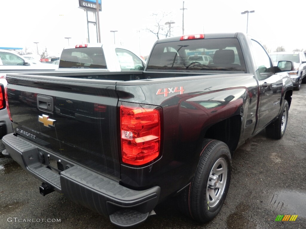 2018 Silverado 1500 WT Regular Cab 4x4 - Graphite Metallic / Dark Ash/Jet Black photo #5