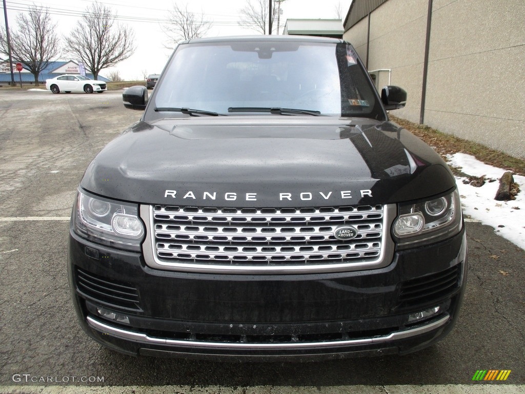 2017 Range Rover HSE - Santorini Black Metallic / Ebony/Ebony photo #8