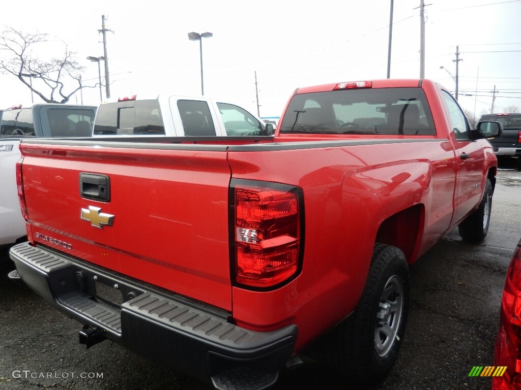 2018 Silverado 1500 WT Regular Cab - Red Hot / Dark Ash/Jet Black photo #4