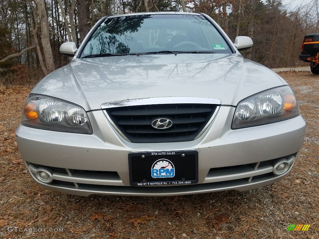 2006 Elantra GLS Sedan - Sterling Silver / Gray photo #2