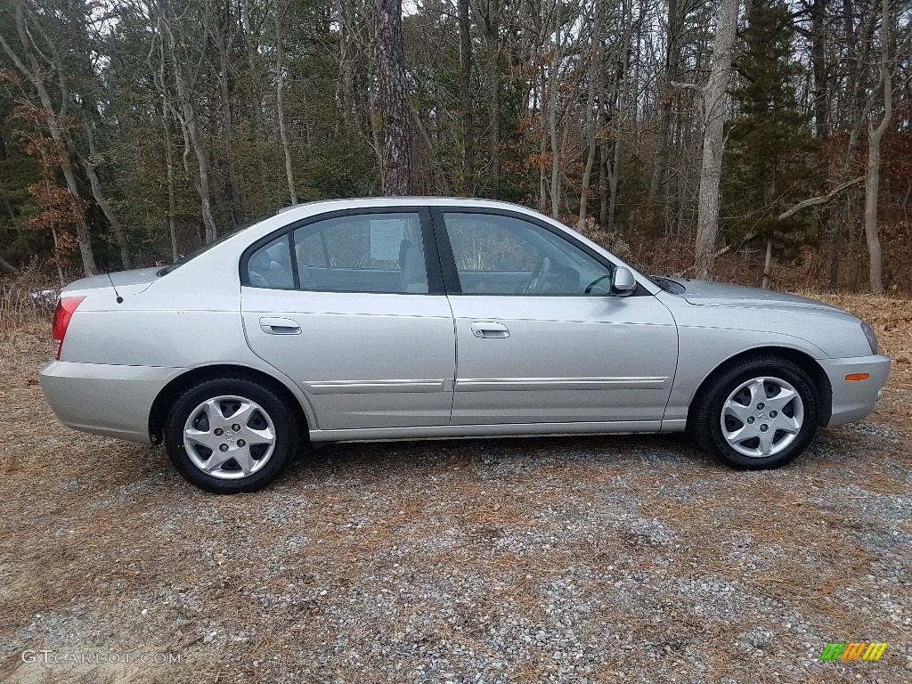 2006 Elantra GLS Sedan - Sterling Silver / Gray photo #4