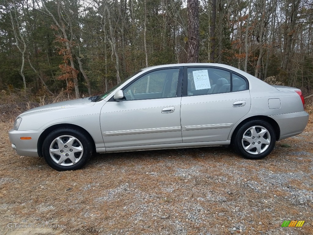 2006 Elantra GLS Sedan - Sterling Silver / Gray photo #5