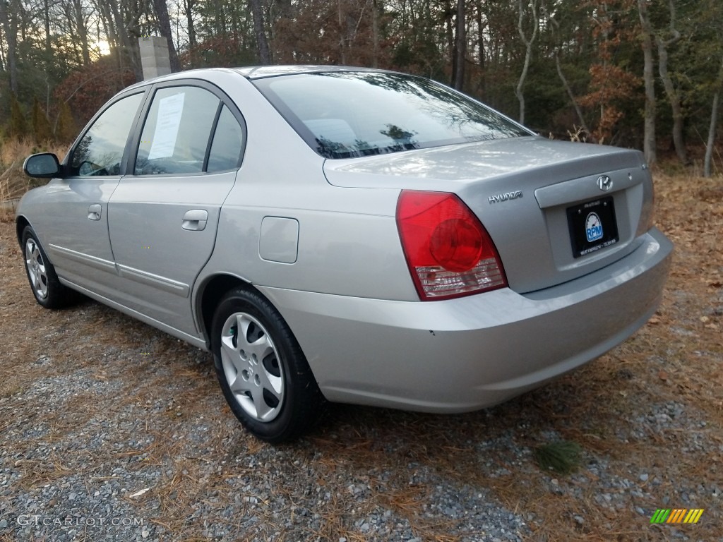 2006 Elantra GLS Sedan - Sterling Silver / Gray photo #6